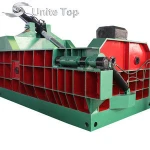 Hydraulic scrap metal baler with CE
