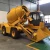 Import hydraulic self-loading mixing truck wheel new type mobile concrete mixer from China