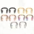 Import Hypoallergenic Circular Ear Cartilage Tragus Body Piercing Jewelry 316L Stainless Steel Horseshoe Lip Ring Nose Ring from China