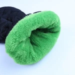 Ice Scraper Mitt Windshield Snow Scrapers with Waterproof Snow Remover Lined of Thick Fleece