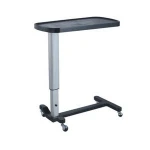Import Medical Equipment Modern Type Economic Hospital Food Over Bed Table With Wheels