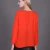 Import In stock Fashion  Round  neck Long Sleeve Relaxed Fit For Women Ladies chiffon Blouse from China