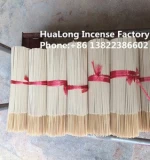 India machine making raw material 8inch natural white agarbatti bamboo incense stick