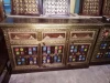 Indian wooden reclaimed wooden box/cabinet/chest furniture
