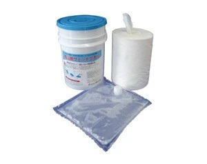 Individually packaged disposable cleaning wet wipes products