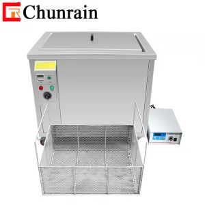 Industrial ultrasonic cleaner for auto motor parts engine cylinder block cleaning equipment CR-360ST 135L