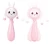 Import Infant Hand Bell Maracas Musical Silicone Teether Baby Rattle from China