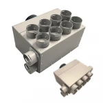 Innovative and superior quality FITT AGIX - HVAC system Reversible Distribution Box - Diameter 75X8/160