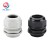 Import IP68 Black White Spiral Wire Cable CE Waterproof Nylon Plastic Connector Cable Gland from China