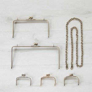 Japan Briefcase Handicraft Materials Frame Purce Chain For Handbag