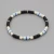 Import JC Crystal wholesale 6mm polymer clay beads gold filled bangle bracelets black bead bracelet from China