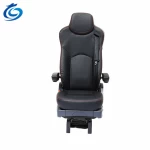 JiuLong QTCG Driver Seat Black Damping Safety Auto vip coach bus business seat