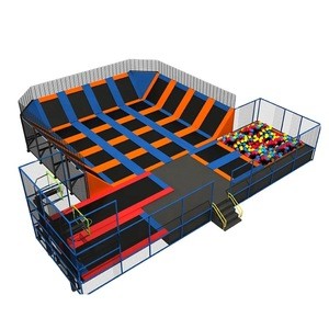 Jump Basketball Foam Pit Jumping Trampoline, Commercial Trampoline Park Indoor, Large Professional Trampoline