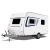 Import Juntianyou conveniently comfortable touring motor home rv travel trailer caravan from China