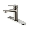 Kaiping Factory Supplier Brass Bathroom Basin Water Faucets Mixer Taps single level