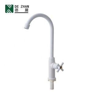 Kaiping Factory Supplier Long Neck Swan Sink Faucet Plastic Water Taps