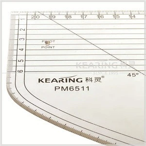 Kearing brand acrylic curve rulers, metric french curve ruler#PM6511