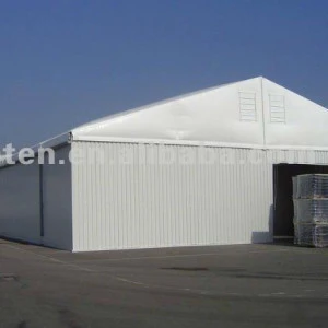 KENTEN 20m span width used PVC storage sheds sale