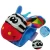 Import kids musical organic infant sensory hand wrist ring soft toys set baby rattle from China