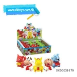 Kids Party Favorite12 Pieces Cartoon Animal Toy Wind Up Action Toy