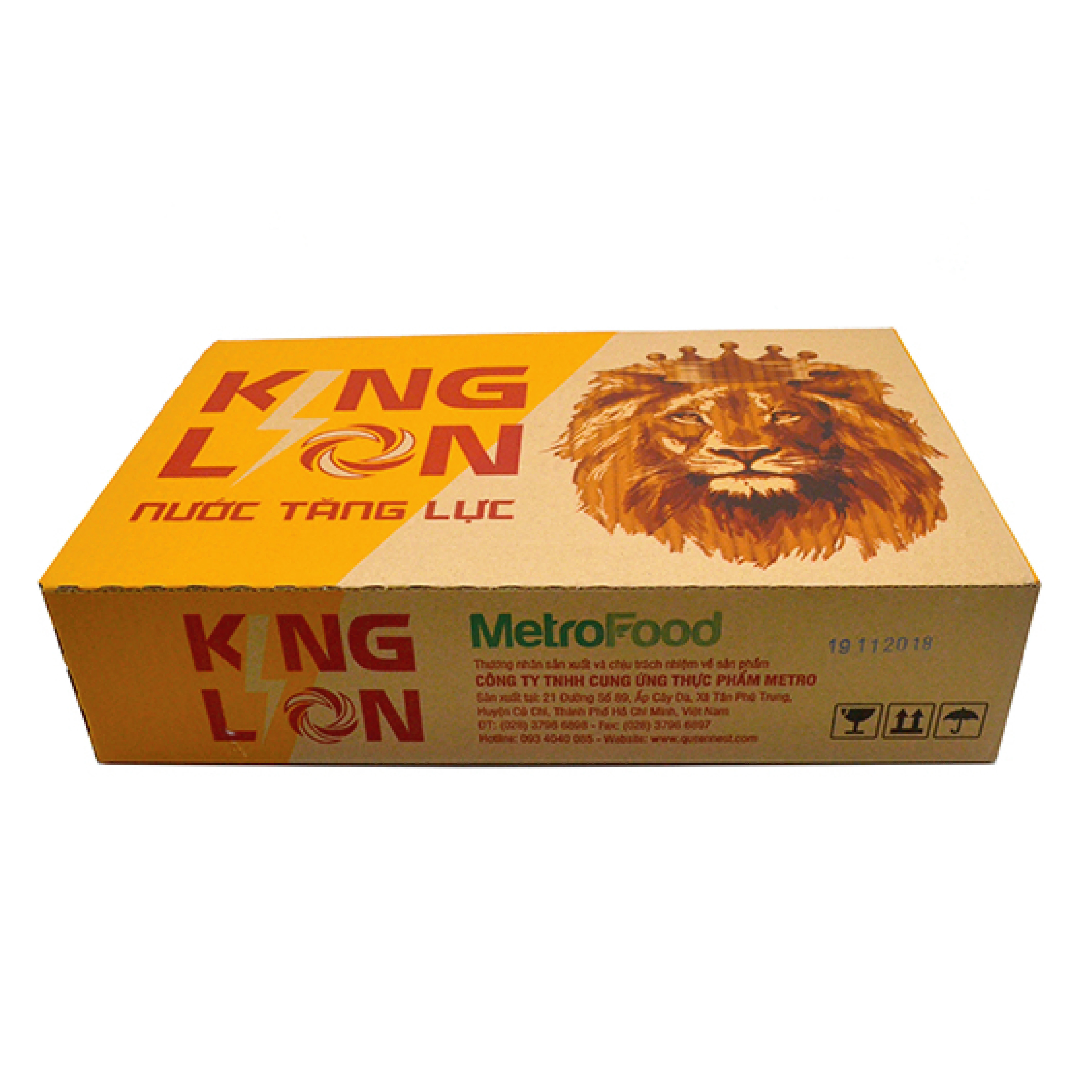 KING LION Non-Carbonated Energy Drink (24 Cans x 250ml) from Vietnam