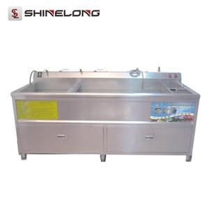 Kitchen Equipment Ultrasonic Commercial Vegetable Washer And Dryer