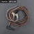 Import KZ Original Replacement Cable 4 Strands Oxygen Free Earphone Cable Brown Silver Plated Durable Headphone Cable A/B/C Pin for KZ from China