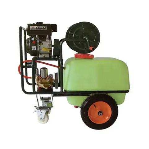 100l Hand Push Wheel Agricultural Sprayer Farm Irrigation Trolley Type Power Sprayer