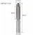 Import L-N181 1pc Template Router - Flush Trim bit - Top Bearings Trimming Router Bit from China