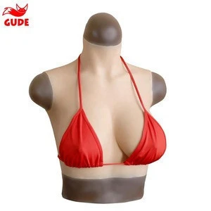 G Cup Big Boobs Silicone Breast Forms Fake Big Boobs Half Body