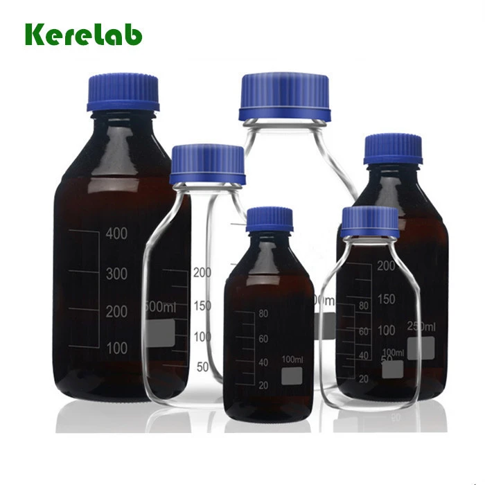 LAB Glass Reagent Bottle With Screwed Cap 1000ml