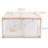 Large Foldable Portable Indoor Outdoor Kids Activity Centre Baby Babypen Home Crawling Mat Fence Playpen For Baby Travel