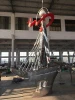 Large Modern Outdoor Stainless Steel Sport Sculpture For Sale