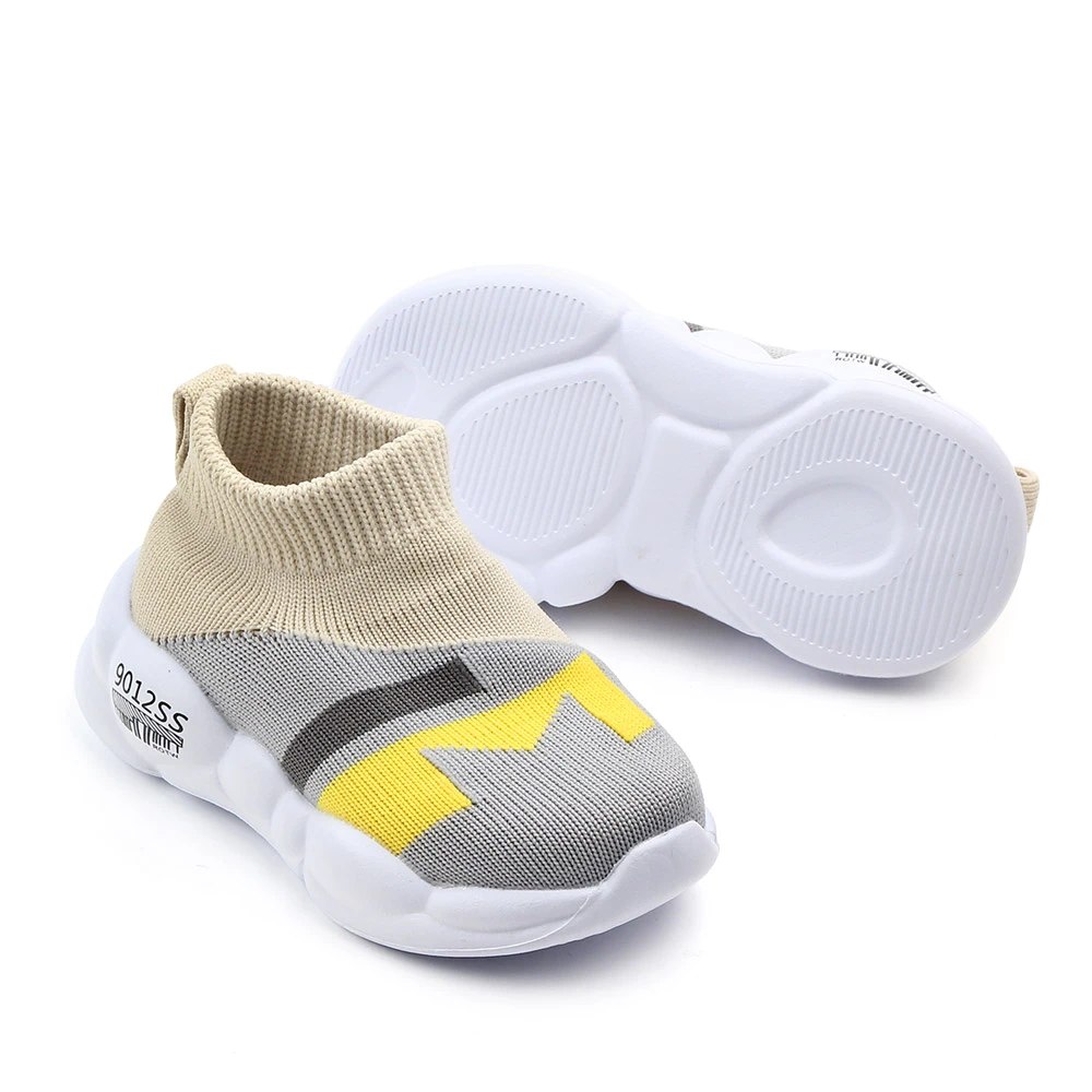 Latest fashional slip on kids toddler child socks shoes