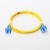 Import LC/UPC to SC/UPC Fiber Patch Cord Duplex SM G.657A2 2.0mm 2m Yellow fiber optic cable from China