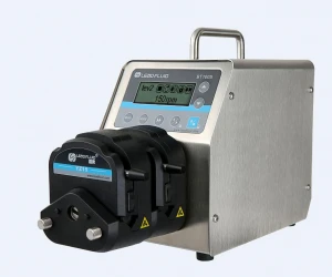 Lead fluid BT600S 2900mL/min adjustable flow rate peristaltic pump 24V 12V dosing peristaltic Pump for research and development