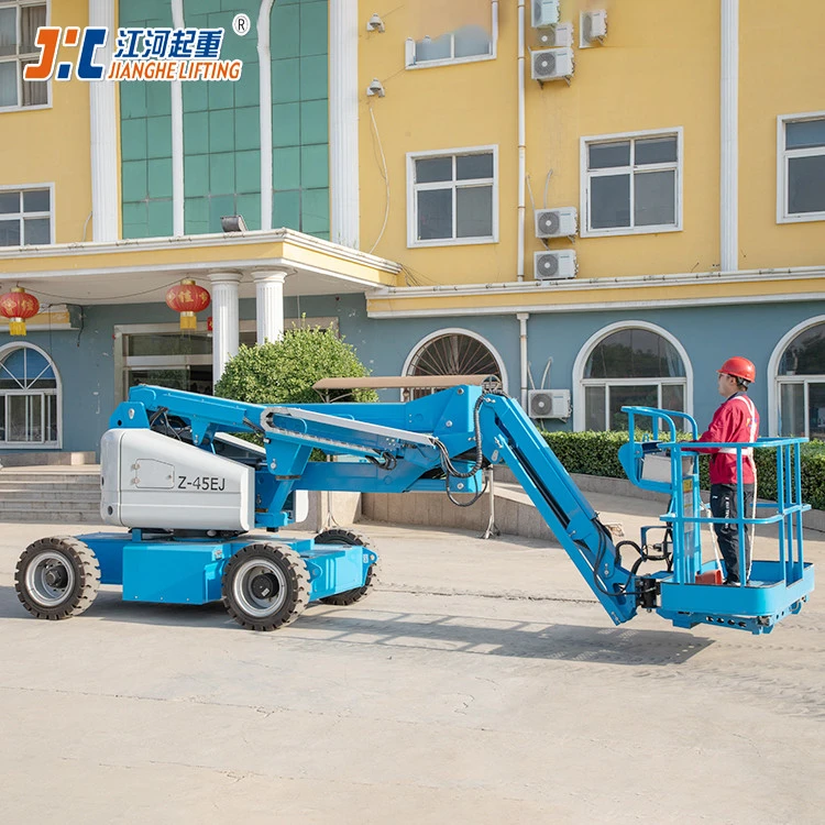 Leased Z-45E Self Propelled Articulated Boom Lift Lifting Machine Prices For Coconut Picking