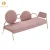 Import leather waiting chair living room sofas antique sofa bench for nail salon from China
