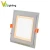 Import LED Down Light Cutout 75mm Double Color Glass Round Indoor 6W LED Panel Light from China