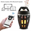 LED Flame Lamp Waterproof Blue tooth Speaker Wireless Stereo Bass Speaker Atmosphere Night Light Party Home Camping Outdoor