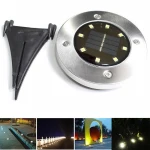Led Solar Underground Paving Light Buried Lamps LED Garden Lawn Light