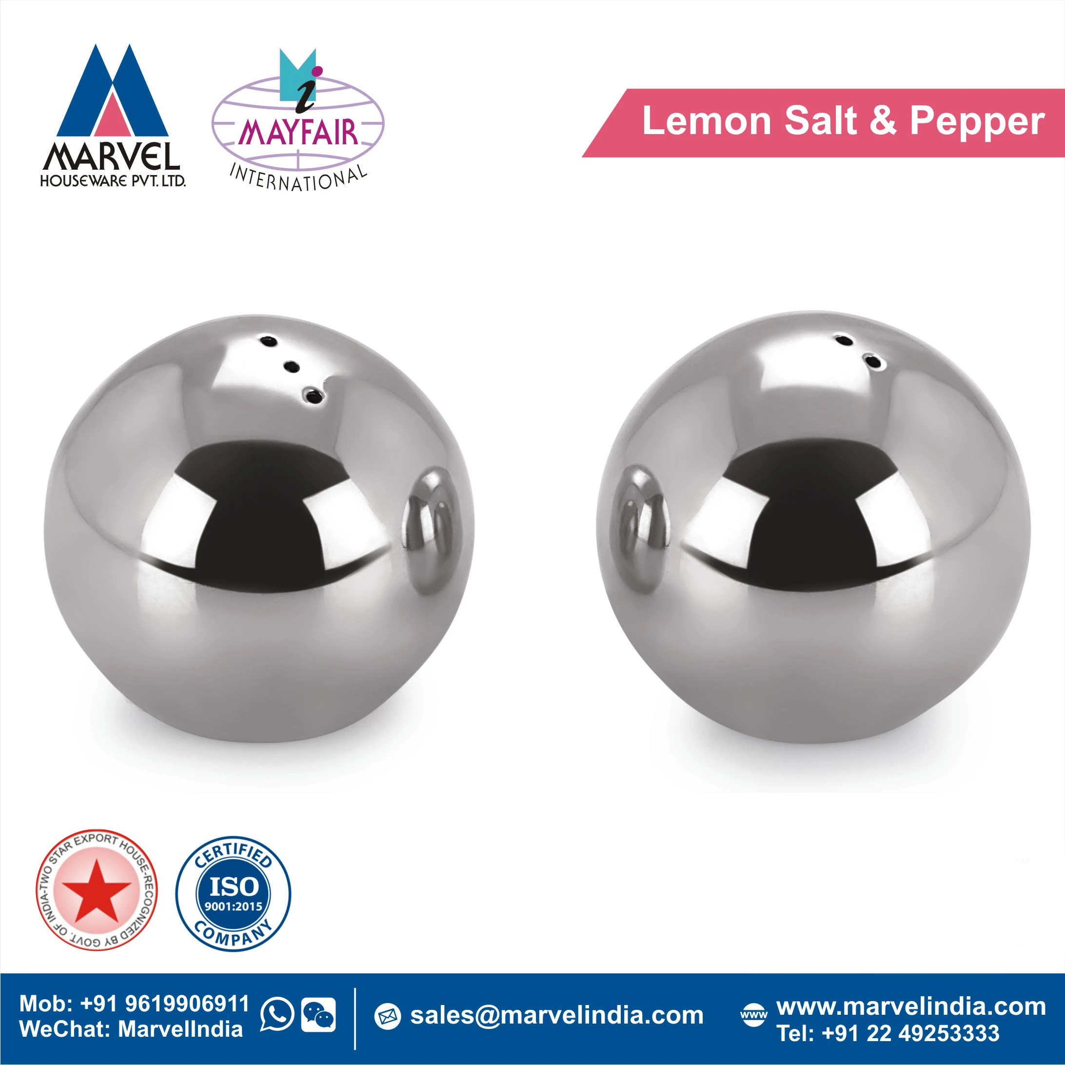 Lemon Salt & Pepper Shaker