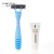 Import Light Blue Shaving Stick Razor for Hotel Disposable Shaving Razor with Shaving Cream from China