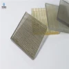 Lingbo building glass safety reinforced polished wired glass
