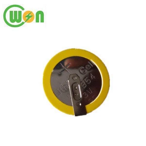 Lithium button battery CR2354 with solder pins for verifone VX510 machine internal battery