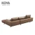 Import Living room couch Italian Genuine Leather corner Sofa from China