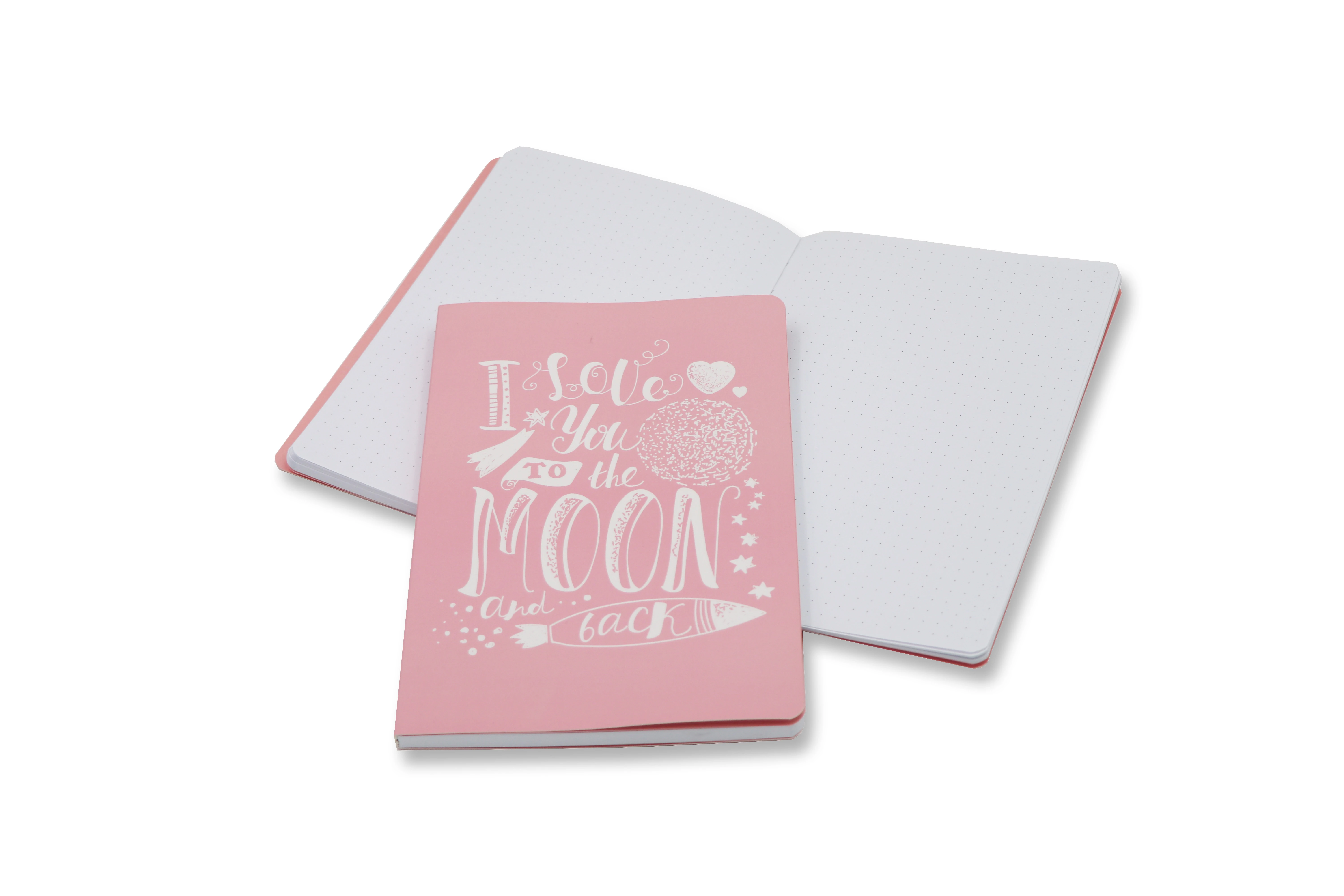 Logo Pink Luxury Note Book Stationary Organizer A4 A5 A6 Custom Notebooks