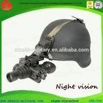 long distance helmet mounted night vision goggle camera
