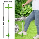 Long Handle Weed Remover Durable Garden Lawn Weeder Outdoor Yard Grass Root Puller Tools Garden Planting Elements