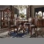 Import LongHao Home Furniture Dining Room Set Wooden Round Dinning Table and Chairs from China